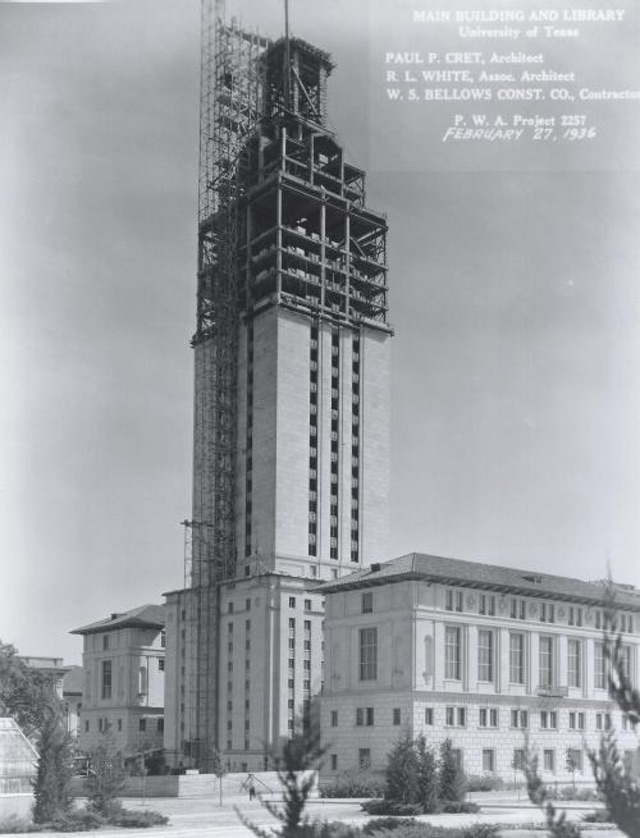 Photo of tower under construction